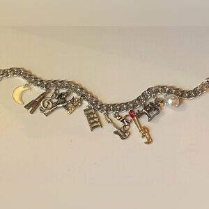 Handmade CowBell charm bracelet